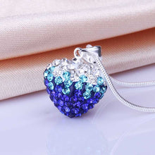 best friends african beads necklace white blue heart gros collier femme love 32 ELY