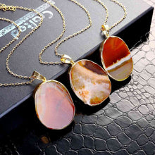 best friends natural stone necklace men Moonstone gros collier femme love295 ELY