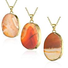 best friends natural stone necklace men Moonstone gros collier femme love295 ELY