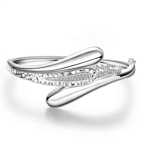 best friends silver Insets droplets men bracelet jewelry SMTB243 ELY