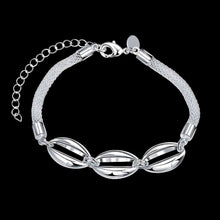 best friends silver bracelet Connected multilateral beads bracelete jewelry378 ELY