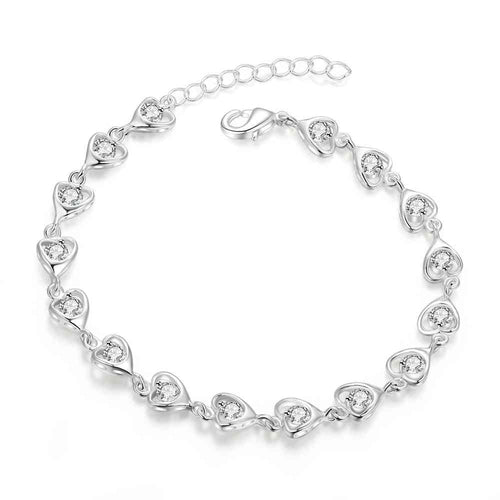 best friends silver bracelet men Irregular stone connected one direction men jewelry HBH 51 ELY