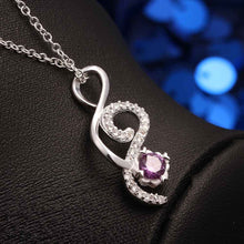 best friends silver necklaces insets 8-shaped collier femme prices in euros183 ELY