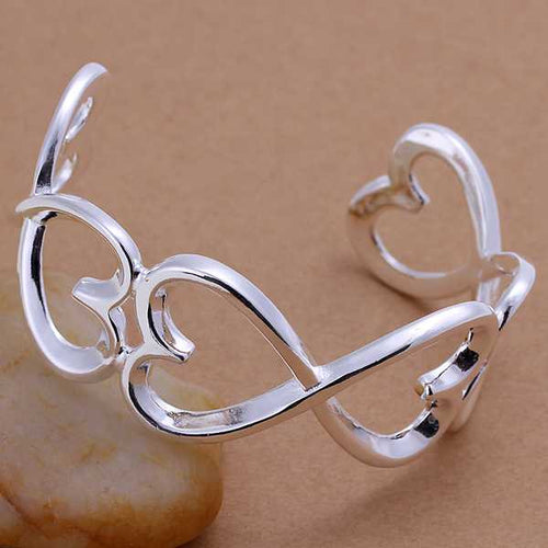 best friends silver friendship bangle Thirty-eight women bracelet collier plastron SMTB 6 ELY