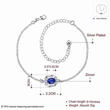 best friends silver plated anklet Crystal eye bracelet on a leg collier plastron femme HBA 1 ELY