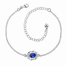 best friends silver plated anklet Crystal eye bracelet on a leg collier plastron femme HBA 1 ELY
