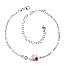 best friends silver plated anklet Crystal eye bracelet on a leg collier plastron femme HBA 1 ELY