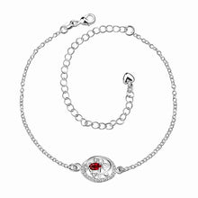 best friends silver plated anklet Crystal eye bracelet on a leg collier plastron femme HBA 1 ELY