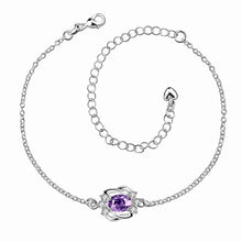 best friends silver plated anklet Crystal eye bracelet on a leg collier plastron femme HBA 1 ELY