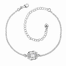 best friends silver plated anklet Crystal eye bracelet on a leg collier plastron femme HBA 1 ELY