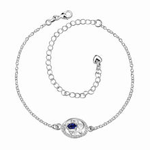 best friends silver plated anklet Crystal eye bracelet on a leg collier plastron femme HBA 1 ELY