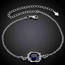 best friends silver plated anklet Crystal eye bracelet on a leg collier plastron femme HBA 1 ELY