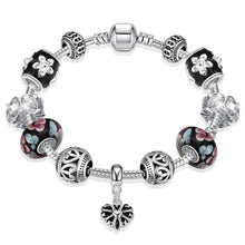 best friends silver plated bracelets Double color fall heart pulseiras Hand Madeball PFDH 35 ELY