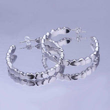 best friends silver plated clip on earrings Weaved Web stud ear cuff accessories 165 ELY