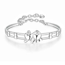 best friends silver plated friendship bangle Heart-shaped vines women pulseras horloge HBB 33 ELY