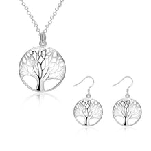 best friends silver plated jewelry sets Circle pendant earrings&necklace african jewelry set jewellery177 ELY