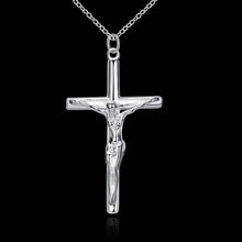 best friends silver-plated pendant Cross colar vintage Personalized ELY