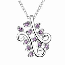 best friends silver plated pendants Fourth flower buckle collier femme ruby jewelry181 ELY