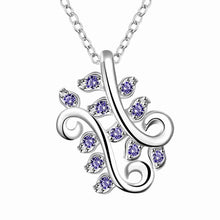 best friends silver plated pendants Fourth flower buckle collier femme ruby jewelry181 ELY