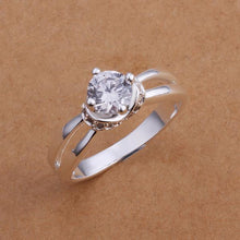 best friends silver wedding rings Austria Crystal opal joyas 67 ELY