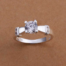 best friends silver wedding rings Austria Crystal opal joyas 67 ELY