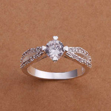 best friends silver wedding rings Austria Crystal opal joyas 67 ELY