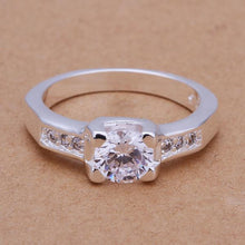 best friends silver wedding rings Austria Crystal opal joyas 67 ELY