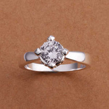 best friends silver wedding rings Austria Crystal opal joyas 67 ELY