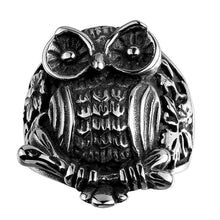 best friends stainless steel wedding rings small Owl anillos bijoux femme MAYAR 92 ELY