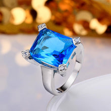 best friends wedding ring cover me sky blue aliancas jewerly accessories FBLR 17 ELY