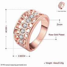exo 18K Gold Plating rings Hollow Rhinestone circle anillos bear margarida ELY