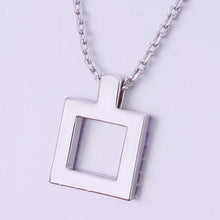 exo 18k gold plated pendants violetta square collares populares charm 49 ELY