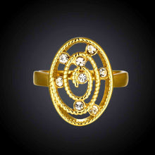 exo 18k gold plated rings for men insets pierced round men ring SKGR 99 ELY