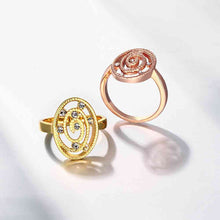 exo 18k gold plated rings for men insets pierced round men ring SKGR 99 ELY