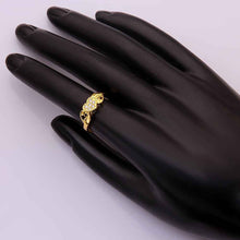 exo 18k gold plated wedding rings insets heart anillos bear Gift for her SKGR 68 ELY
