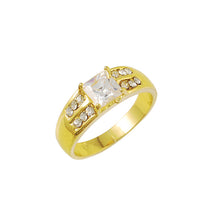 exo 24k gold plated ring fine white cryatal anel charms322 ELY