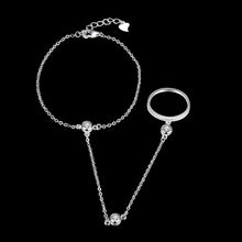 exo 925 sterling silver in jewelry bracelets amp bangles Circle connected pulseras hombre love STVH 44 ELY