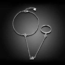 exo 925 sterling silver in jewelry bracelets amp bangles Circle connected pulseras hombre love STVH 44 ELY