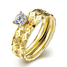 exo Titanium Steel wedding ring Multilateral view crystal bague prices in euros164 ELY