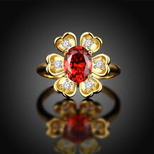 exo acessorios para mulher rings Flower-shaped insets aneis charms ELY