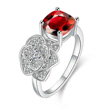 exo acessorios para mulher rings Flower-shaped insets aneis charms ELY