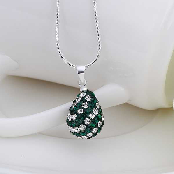 exo african beads women necklace silver grain green colar vintage Jewelry European Style ELY