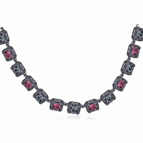 exo necklace men Round flower color collares wedding decoration35 ELY