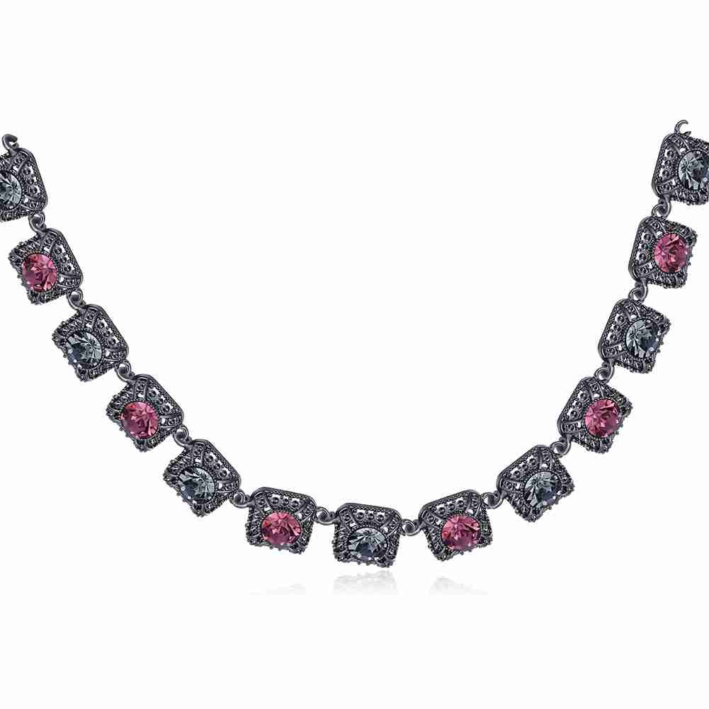 exo necklace men Round flower color collares wedding decoration35 ELY