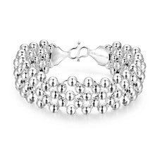 exo silver bracelets Rounded bead one direction fine jewelry HBH 8 ELY