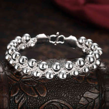 exo silver bracelets Rounded bead one direction fine jewelry HBH 8 ELY