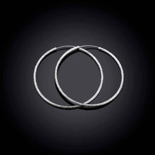 exo silver earings jewelry Sand Circle hoop brincos de festa bijouterie 192 ELY