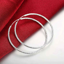 exo silver earings jewelry Sand Circle hoop brincos de festa bijouterie 192 ELY