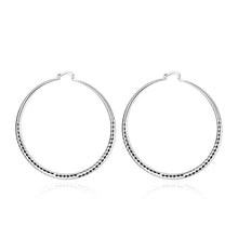 exo silver earings jewelry Sand Circle hoop brincos de festa bijouterie 192 ELY