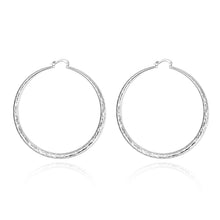 exo silver earings jewelry Sand Circle hoop brincos de festa bijouterie 192 ELY
